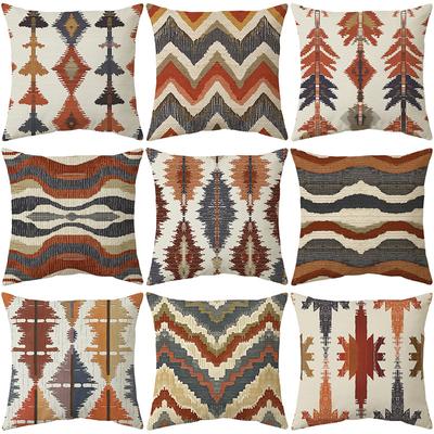 Pillow Cover Abstract Line Printed Cushion Cover Sofa Decoration Super Soft Pillow Cover