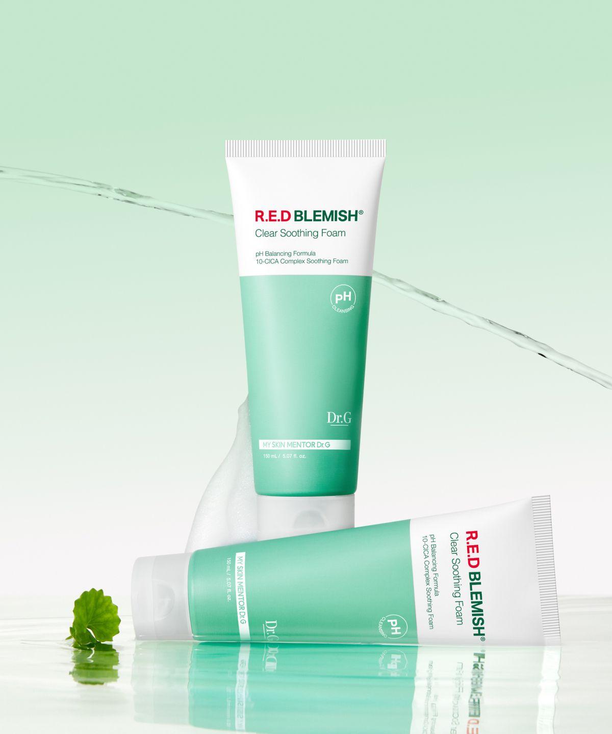 Mildly Acidic Red Blemish Clear Soothing Foam 150mL x 2