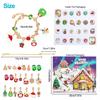 Christmas Advent Calender Gift Box 2025 Creative Diy Snowman Santa Claus Bracelet Countdown Calendar Box For Girls Year Gift