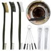 6 Pack Heavy Duty Carburetor Cleaning Set Contains 28 Pieces Of Needle Brushes And Scrapers