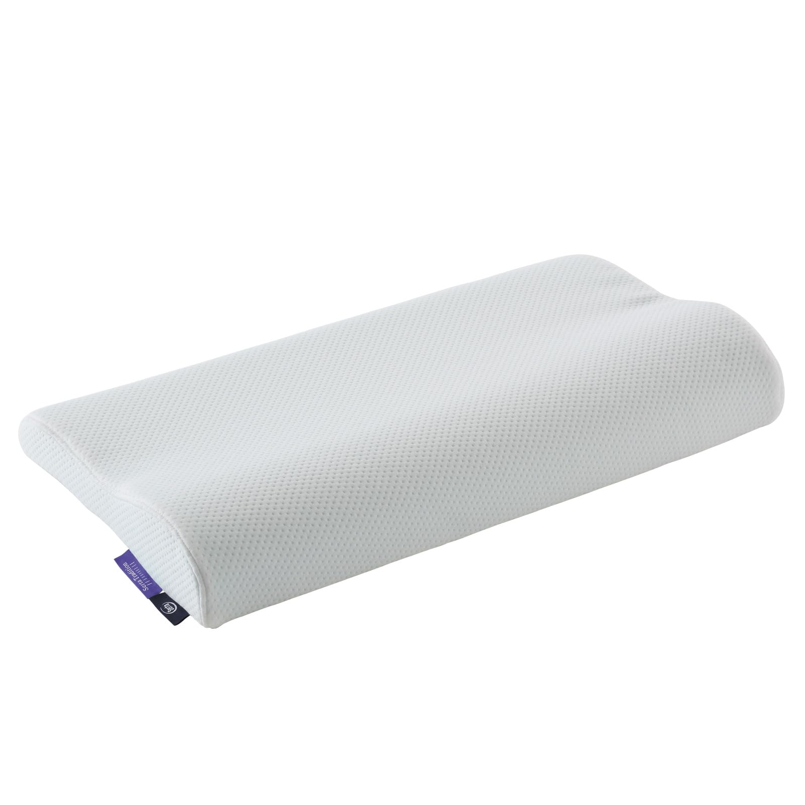 

Serta Tradition Pillow W61 LO Type (P-1004) - 61cm Wide x 31cm Deep x 10cm Thick, White, Corrugated Urethane Foam Pillow with Nude Cover, Available