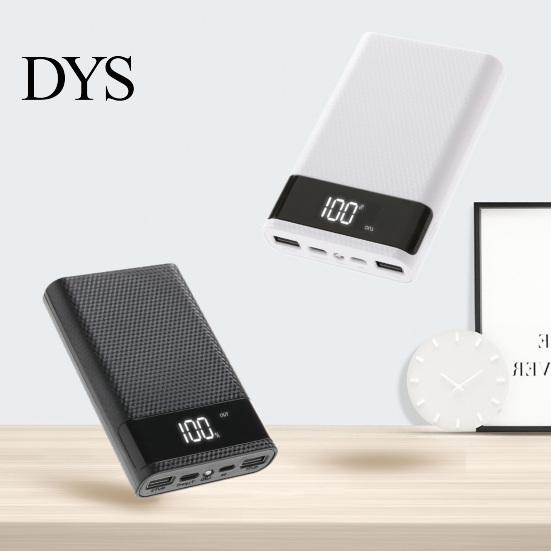 Power Bank Box Shell with Digital Display Plug Play Large Capacity Dual USB Battery Phone Output LED Lamp 6x18650 Charger Case Supply