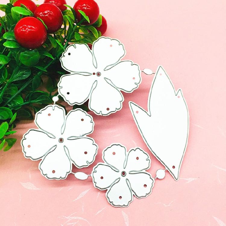 Blumenprägung Stanzformen Blumen-Stanzteile für die Geburtstagskartengestaltung