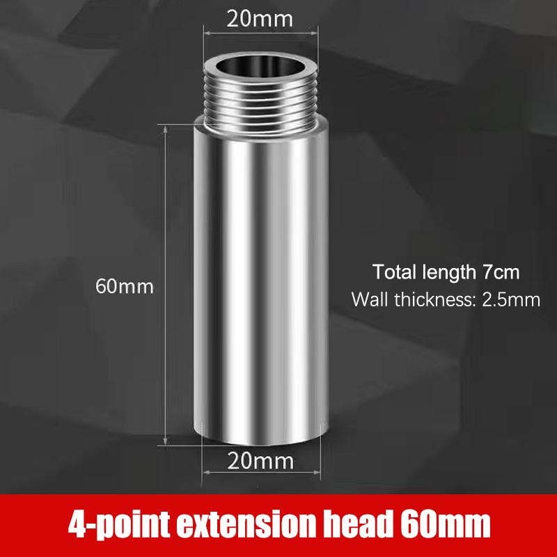 10-60Mm Shower Head Extension Pipe Stainless Steel Bathroom Shower Extension For Bathroom Hardware Accessories