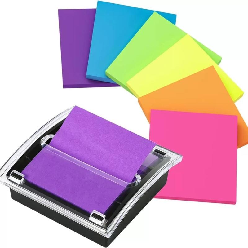 

Modern Pull Out Sticky Note Holders Desk Sticky Note Organizers Featuring Slip Resistant Design And Compacts Portability 1