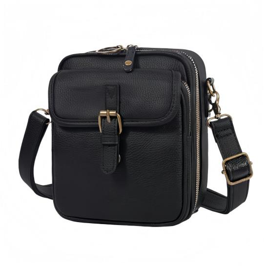 Women Travel Crossbody Bag Faux Leather Shoulder Bag with Adjustable Strap Messenger Bag Crossbody Purse for Cellphone Cards Keys