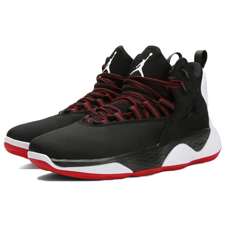 Air Jordan Super Fly MVP PF 'Black White Red' Men's AR0038-023