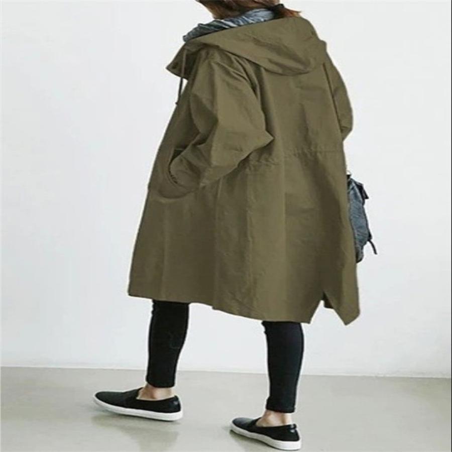 Autumn Casual Style Windbreaker for Women, Long Length, Petite Fit, New Style, Temperament Waistcoat, 8 Colors, 8 Sizes, Long Sleeve Jacket