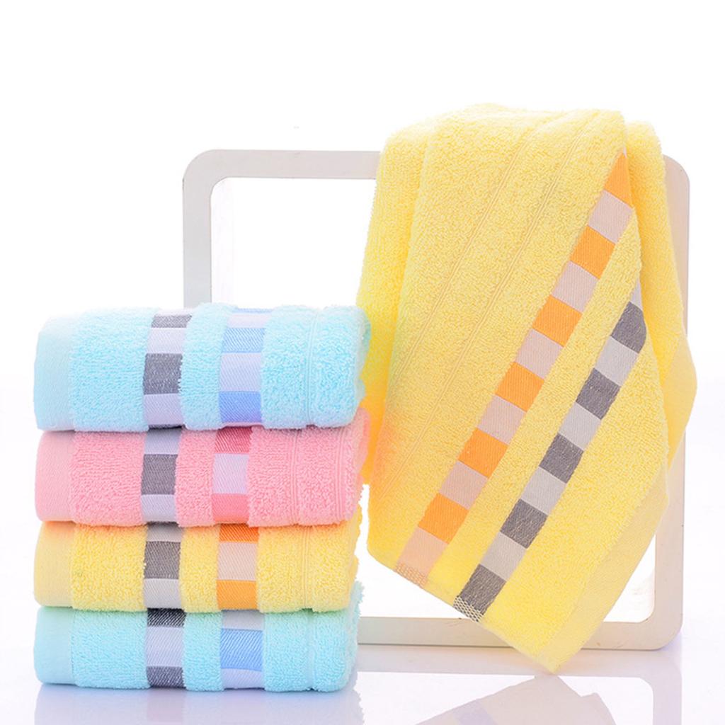 3 Pcs Absorbent Bath Towel Soft Face Towel for Home Striped Pattern Towel Set Soft Hand Towel Bath Towel Quick Drying Towels
