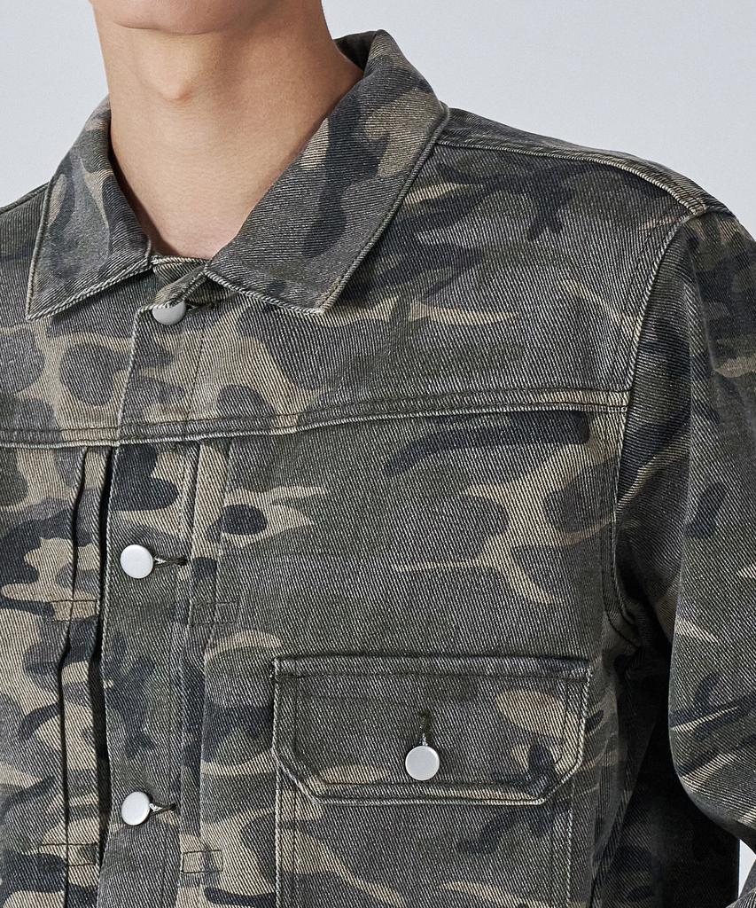 PROJECT3 Camo Denim Track Jacket [Beige Camo]_Tj0383