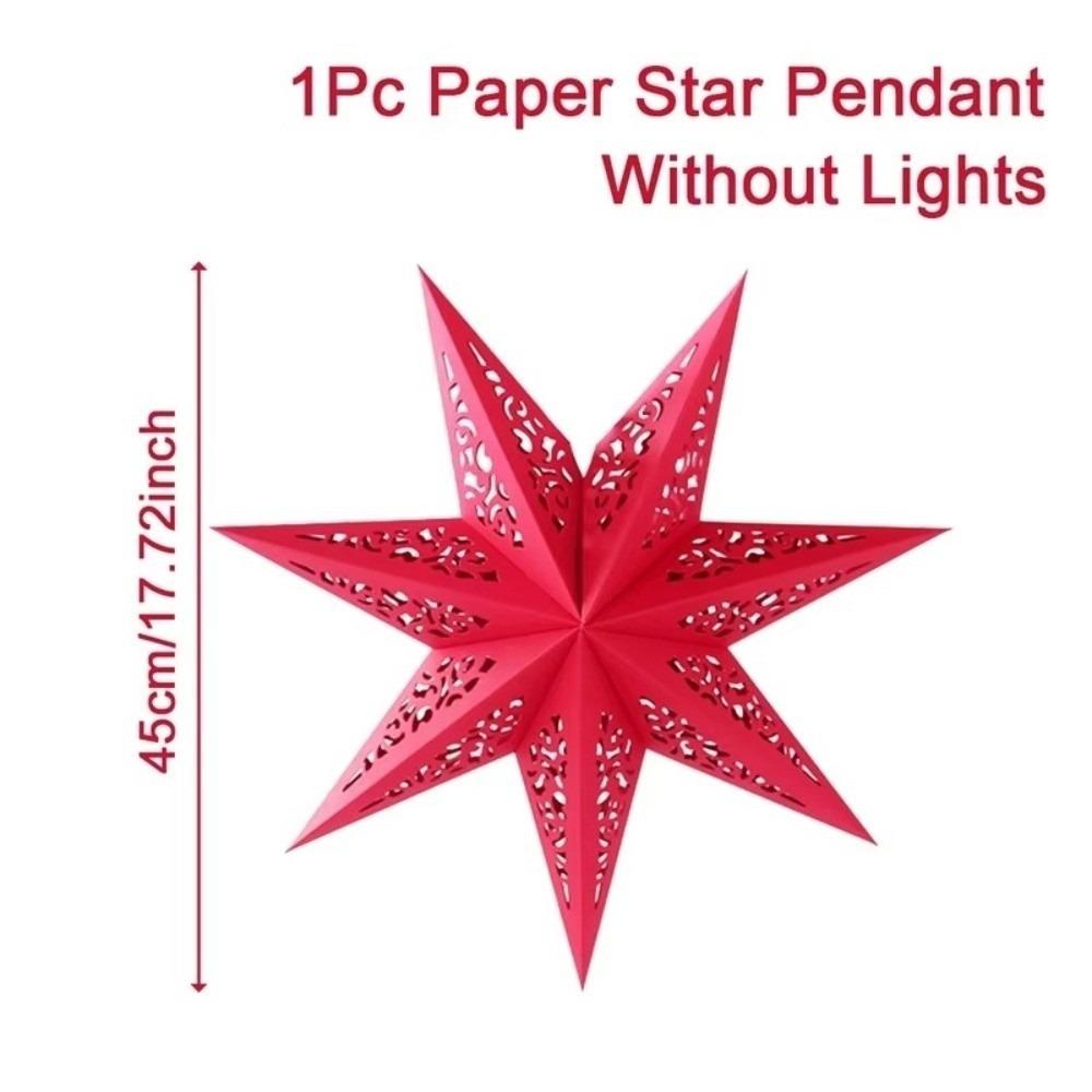 45cm Xmas Lampshade Hollow Out Lamp Cover New Year Decor Christmas Lantern  Islamic Celebration