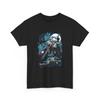 Biker Motorcycle Tee | Moon Rider, Night Ride Graphic, Moonlight Zombies T-Shirt