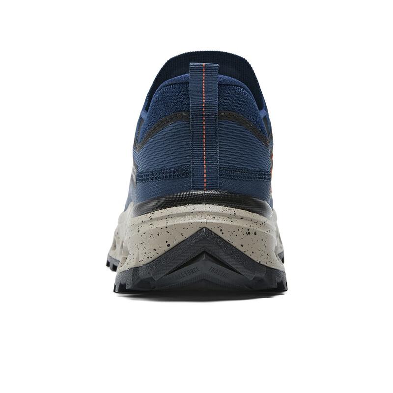 Skechers Moda Outdoor Versatili Scarpe Funzionali da Esterno a Taglio Basso Scarpe da Uomo Blu Arancio 237660-NVOR