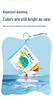 Jollybaby Deluxe Animal Tail Cloth Book - Tear-Resistant, Chewable Educational Toy for Infants