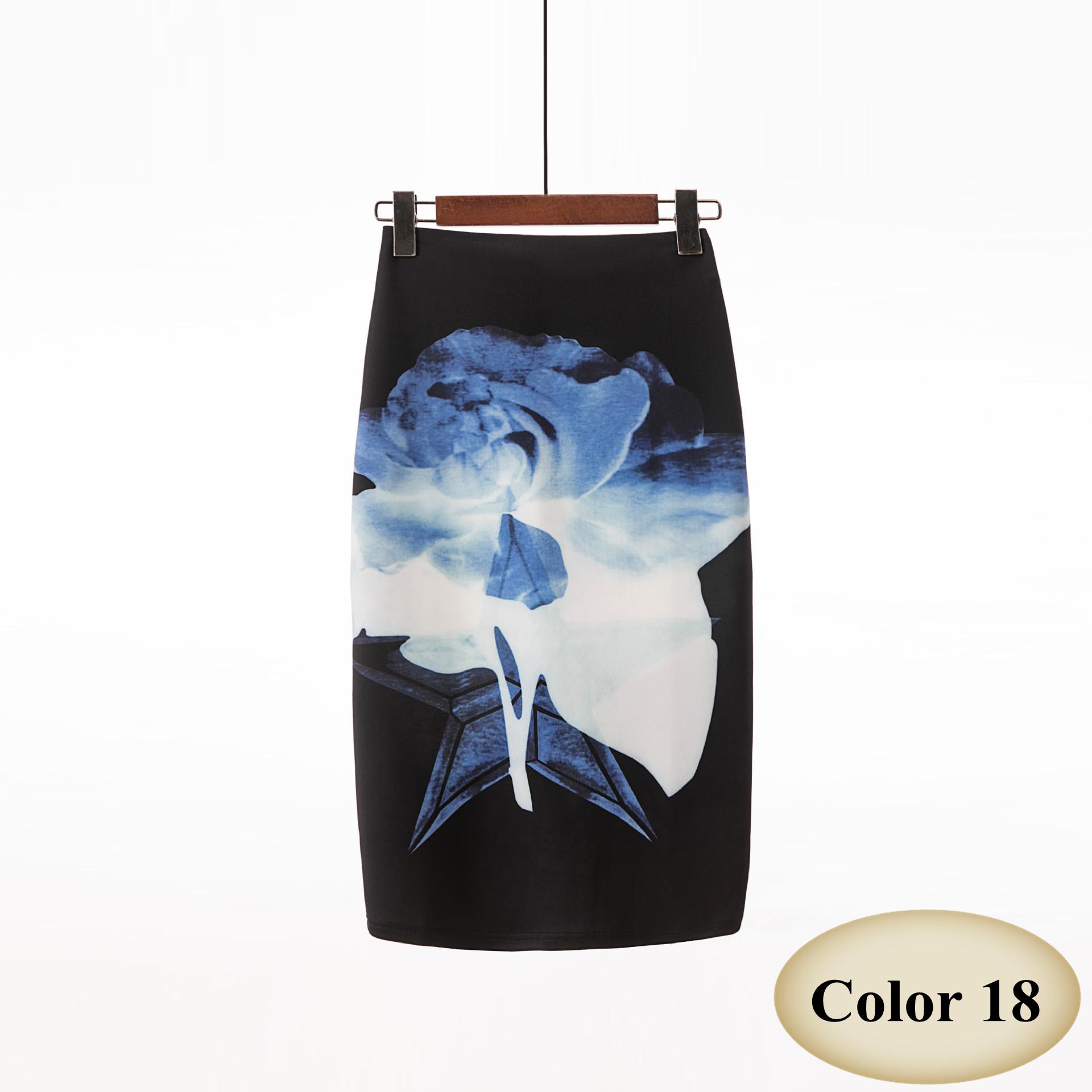 

Модная летняя стильная юбка-карандаш женская с высокой талией зеленые юбки винтажная юбка миди с цветочным принтом XXL