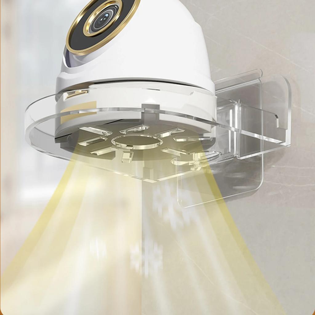 1PC Wall Mounted Camera Bracket Adhesive, No Drilling, Household Indoor Storage, Fixed Monitoring Rack, Tray, Item Storage KTY