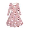 Girls' 3D Hat Snowman Dress Long Sleeve Summer Spring Vacation Daily Holiday Princess Beautiful Sweet Kids 4-12 Years Casual Dress A Line Dress