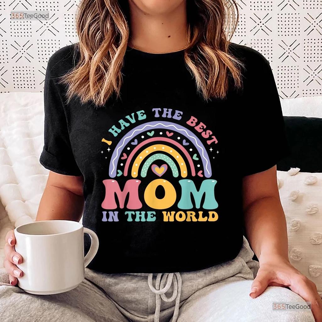 Best Mom In The World Kids Shirt, Cute Girls Mothers Day T-shirt For Toddler