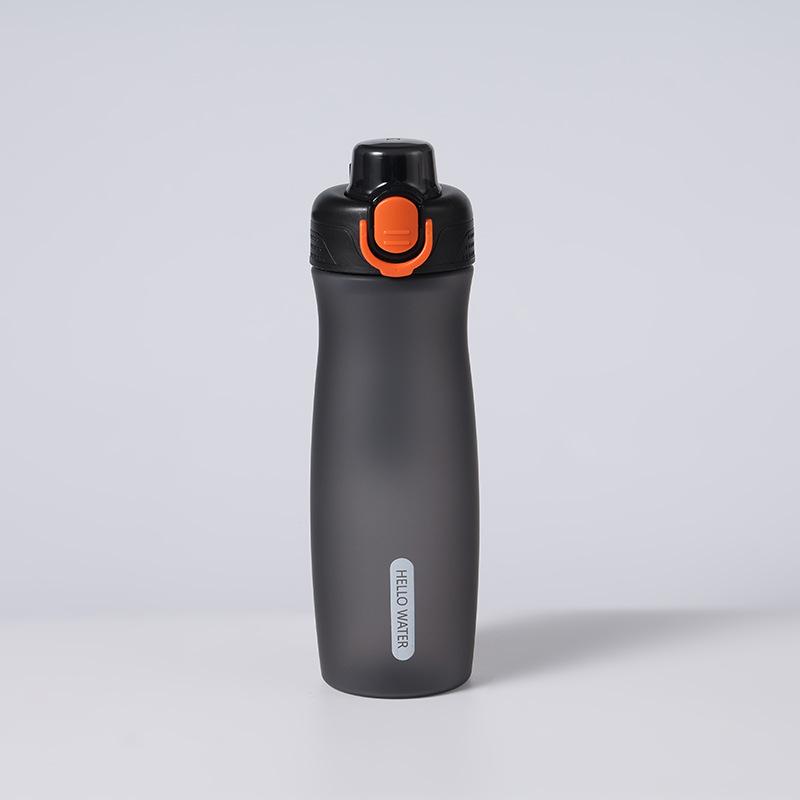 Water bottle new summer PC transparent kettle simple outdoor sports portable single hand open large capacity sealed leak-proof water cup