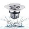 Push-Type Sink Drain Plug Bounce Core Filter Screen Universal Bathroom Sink Stopper  Kitchen