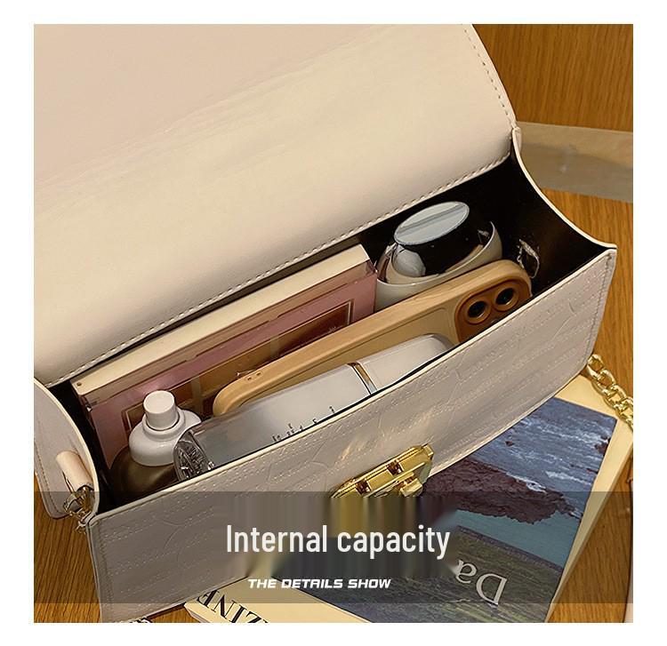 2025 Autumn Retro Minimalist Underarm Women's Shoulder Bag - Stylish Valentine's Day Chain Square Bag