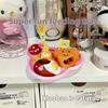 1 Set Early Education Role Play Play House Kids Toy Fun Bear Box Food Feeding Simulated Kitchen Toys Pudding Feeding Kit