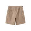 Li Ning Wade Series Casual Loose Sports Breathable Shorts Men Shorts Khaki AKSR677-3