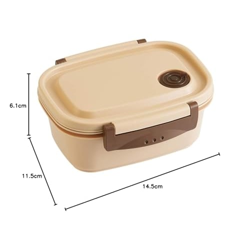 Skater Easy Light Lunch Box S Microwave Safe 430ml Beige Seal Container Storage Container XPM3