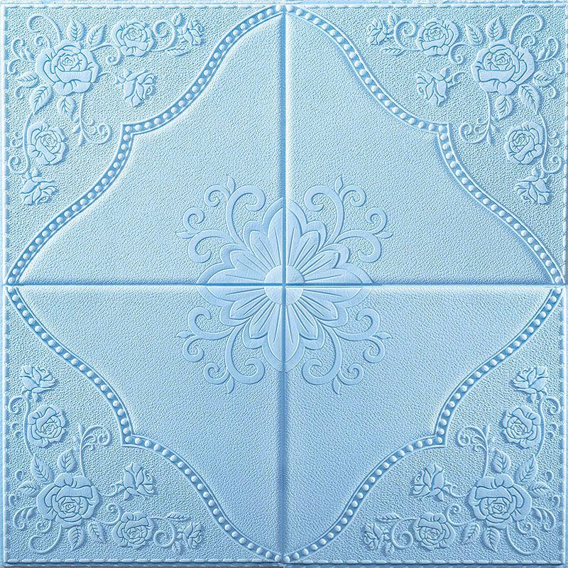 Ceiling Roof Decoration Wallpaper Self-adhesive Bedroom 3D Three-dimensional Waterproof Background Wall Wallpaper