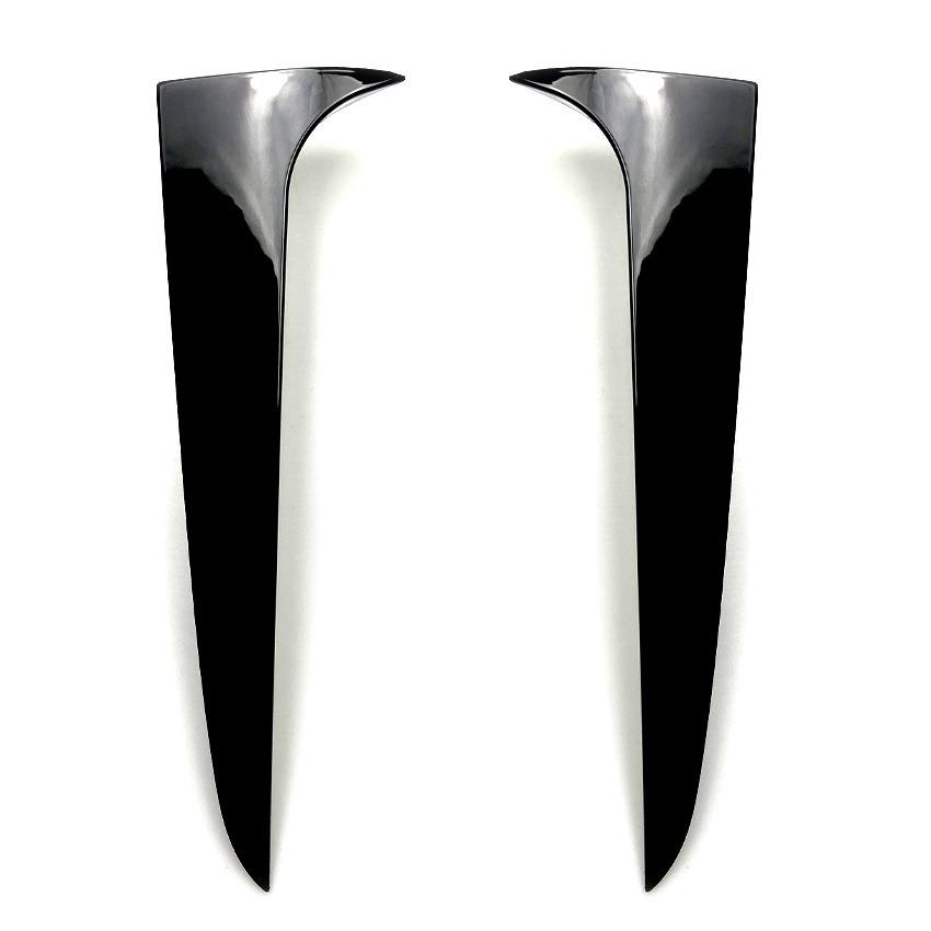 

For BMW X3 F25 2011-2017 Car Rear Window Side Spoiler Canard Splitter Trim Spoilers Replacement Auto Glossy Black Accessorie чёрный