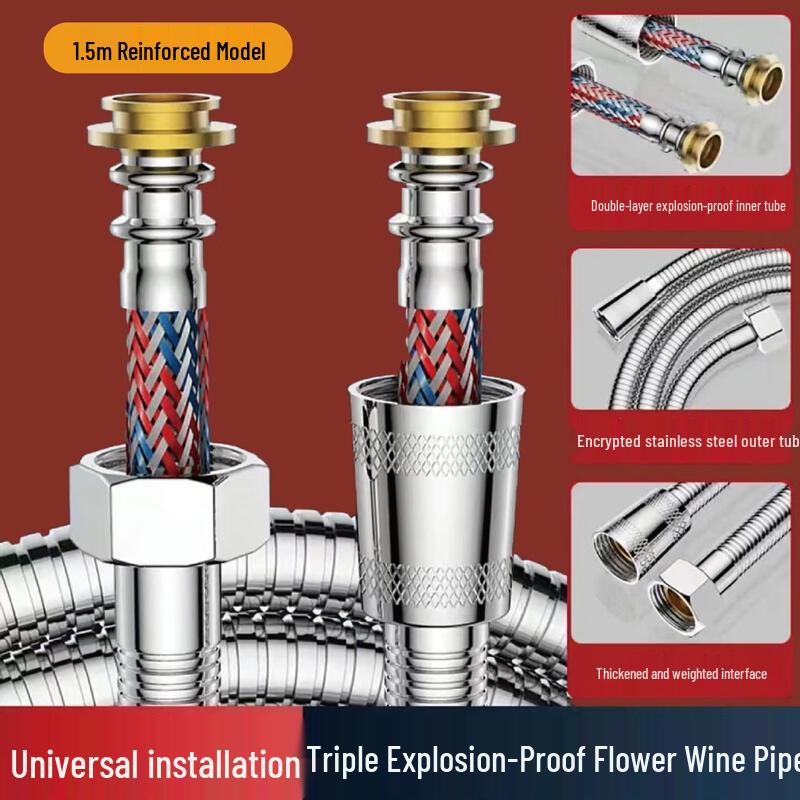 LANGZHIWEN Reinforced Braided Shower Hose