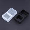 Reptile Breeding Feeder Box Plastic Anti Escape Feeding Bowl Black White Options for Lizard Snake Habitat