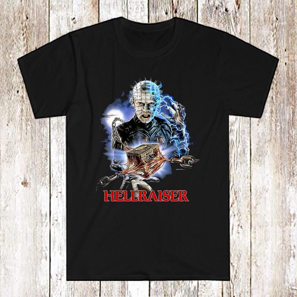 Hellraiser Movie Men s Black T-Shirt Size S-5XL Unisex T-Shirt XXXL