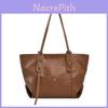 Urban Solid Color Tote Bag For Women With Pu Material And Double Shoulder Straps For Daily Use