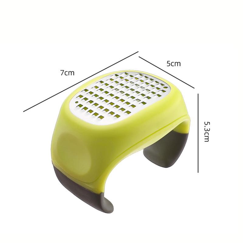 

[CL]4-in-1 Stainless Steel Manual Grater & Slicer Lemon Cheese Garlic Ginger Shredder Compact Kitchen Tool For Vegetables[CL]