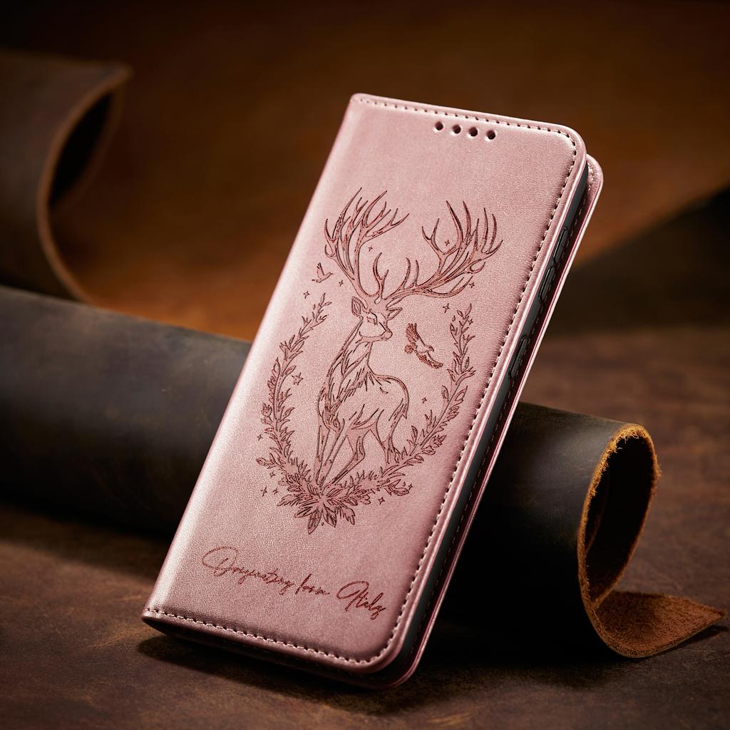 Animal Leather Phone Wallet Case Book For Oppo Reno 13 12 11 10 A5 A3 Pro 5G 13F 12F 11F A60 A79 A98 A38 A17 A74 A94 A53 Cover