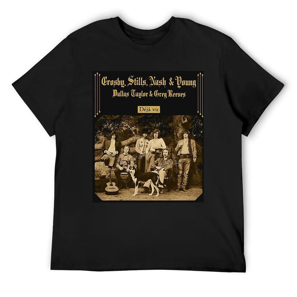 Maglietta CSNY Band per un ragazzo roba economica maglietta grafica vintage magliette grafiche da uomo divertenti