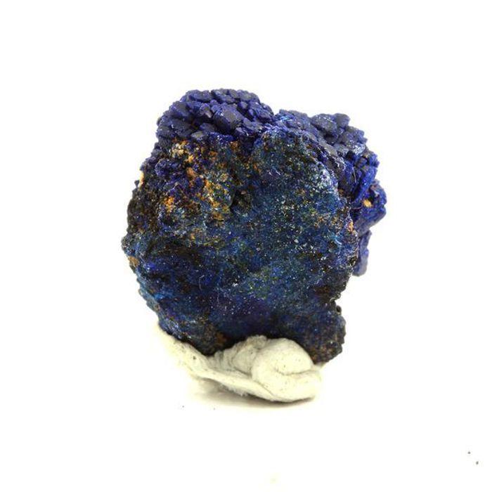 Pierres et Minéraux. Chessylite (Azurite). 22.5 ct. Chessy-les-Mines, France.