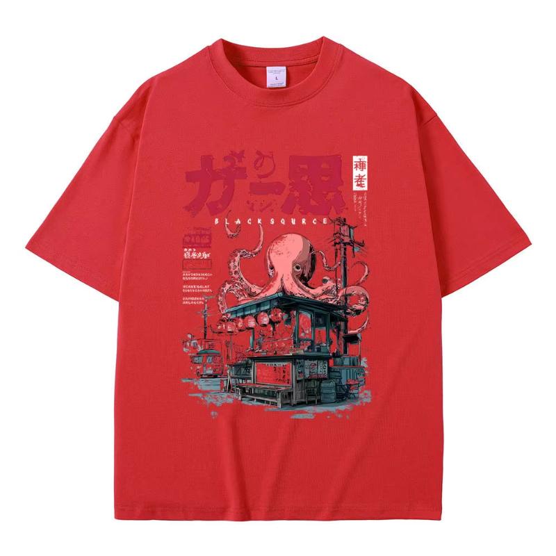 

Japanese Takoyaki Funny Meme Tshirt Unisex Women Casual Humor Style Short Sleeve Tee Shirt Unisex Vintage Oversized Cotton T Shirts S