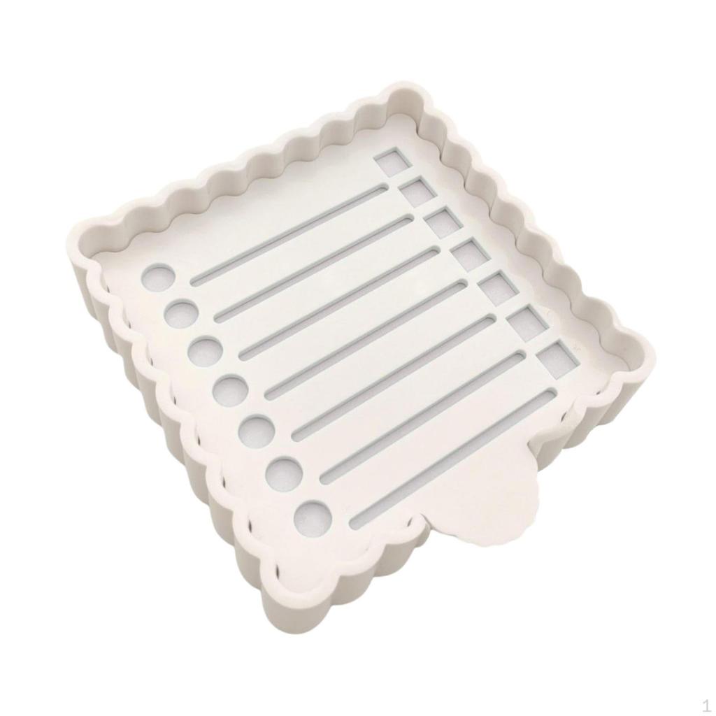 Sticky Notes Holder with Stencil Dispenser Desk Organizer Self Sticks Notepad for Dorm