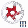203mm plovoucí kotouč Šest šroubů Cyklistický brzdový kotouč pro horské kolo Cyklistický doplněk(redsilver )