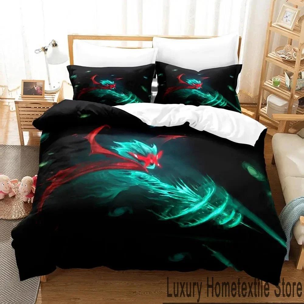 Anime Tengen Toppa Gurren Lagann Bedding Set Duvet Cover Bed Set Quilt Cover Pillowcase Comforter King Queen Size Boys Adult