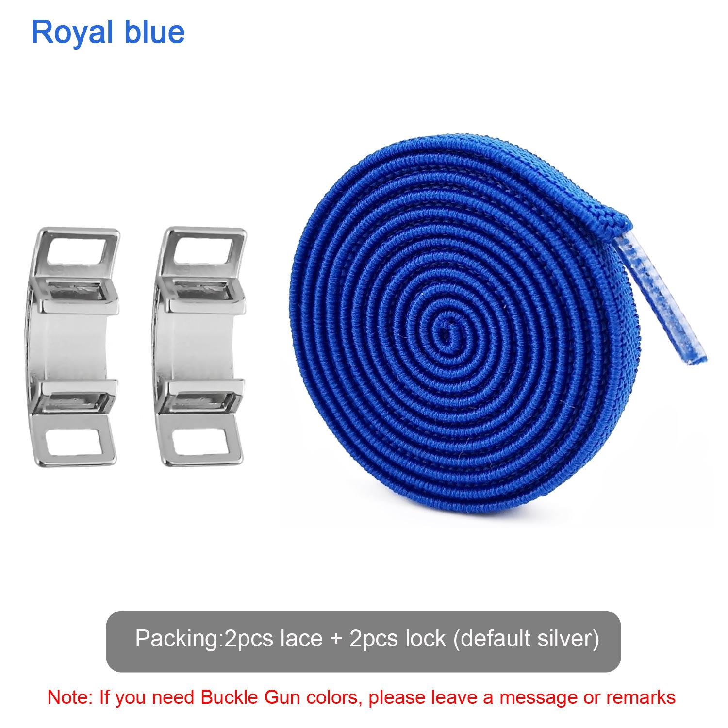 

NO.8 Нові креативні еластичні шнурки для взуття без краваток Плоскі шнурки для кросівок AF1 Шнурки з металевою пряжкою Жінки Чоловіки Діти Дорослі Шнурки T-AF1-royal blue