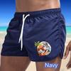 BBK-89 Summer New Men's Quick-Drying Swim Trunks Sports Pants Swimwear Beach Shorts Jogging Shorts Sports Creative Basketball Print