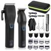 Professional Electric Hair Clipper Set Intelligent Display Speed Adjustable Strong Motor Low Noise