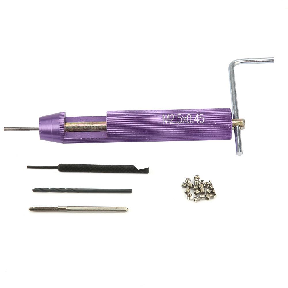 M2.5*0.45 Screw Threaded Inserts Repair Tool Set Wire Insert Installation Kit