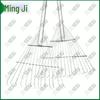 Mingji 14-Tooth Galvanized Steel Rake