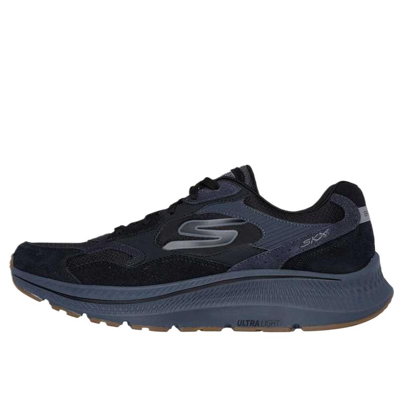 Skechers Go Run Consistent 2.0 Retro Runner V1 Comfortable Simple Versatile Low Top Running Shoes Men Sneakers Black 220872-BKCC