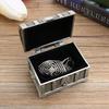 Antique Small Pirate Treasure Chest Wedding Jewelry Gift Box Zinc Alloy Storage Case