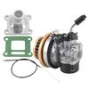 Motorrad 37 49 50 80 ccm 2-Takt Wasserkühlung Vergaser Mit Ansaugrohr Luftfilter Für Mini Moto Dirt Pocket Bike ATV